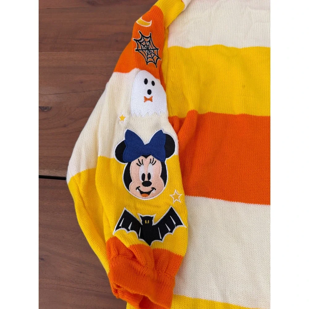 Disney Her Universe Halloween Candy Corn Mickey Minnie Cardigan Plus Size 5 NEW